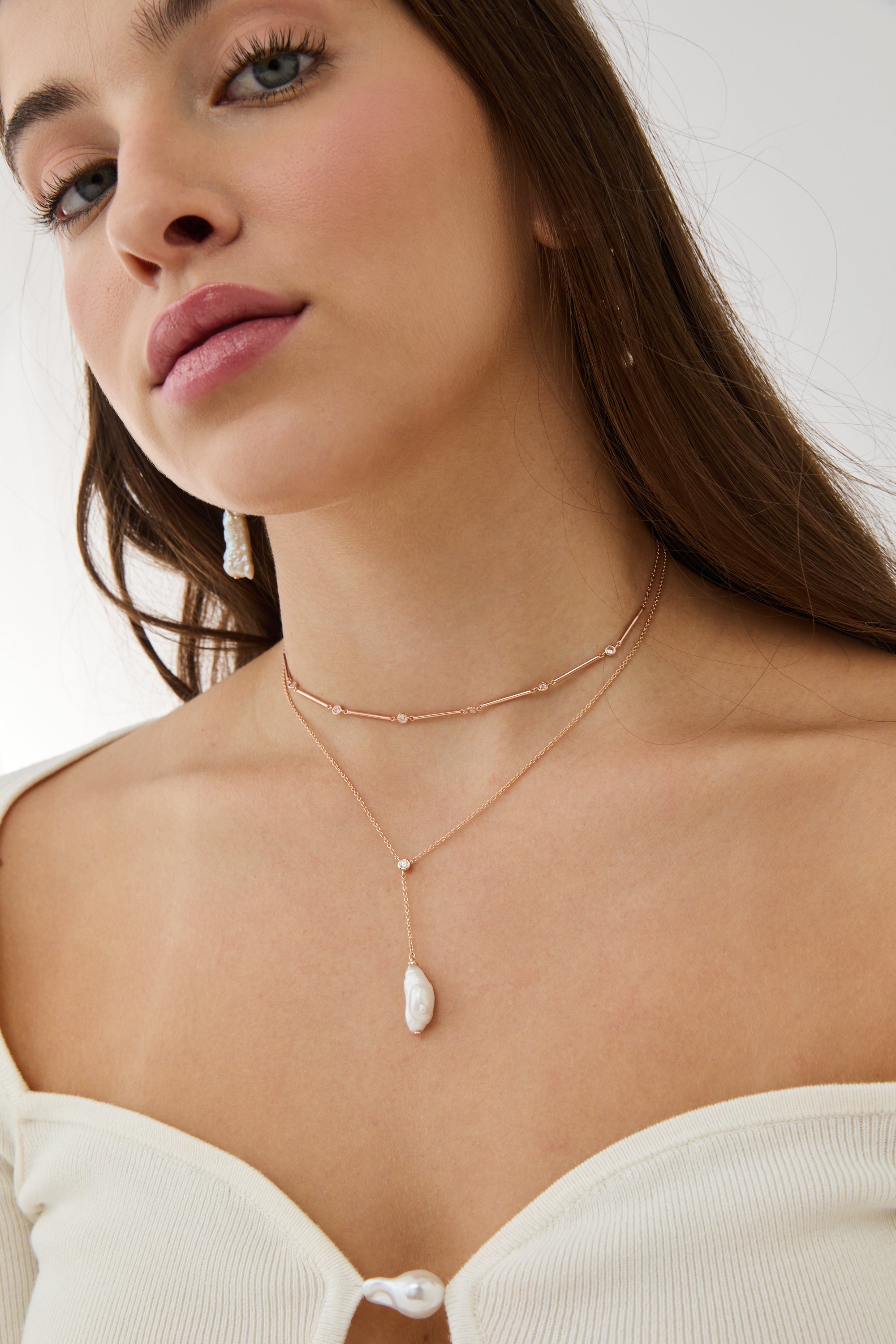 Jenifer necklace pearl