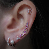 Josephine Pearls hoops