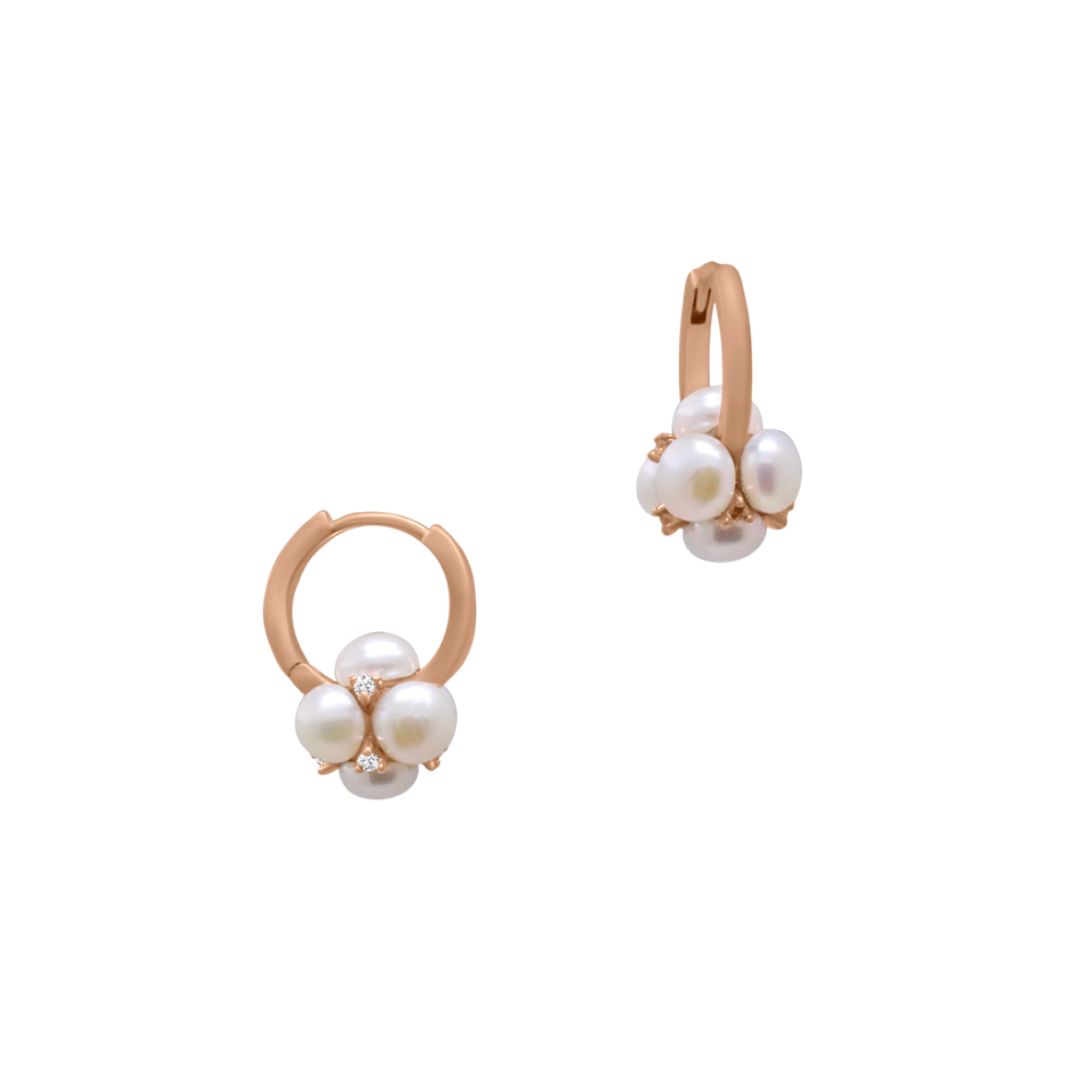 Amelie Pearls hoops