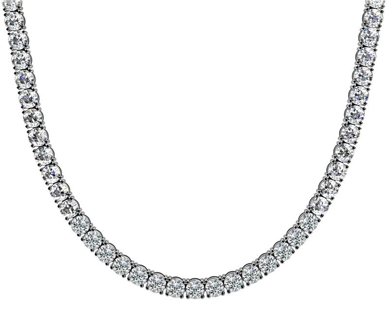 Tennis necklace 40cm